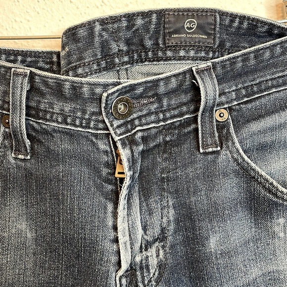 AG Adriano Goldschmied The Matchboc Slim Straight Lowrise Jeans Size 30 - Picture 3 of 10